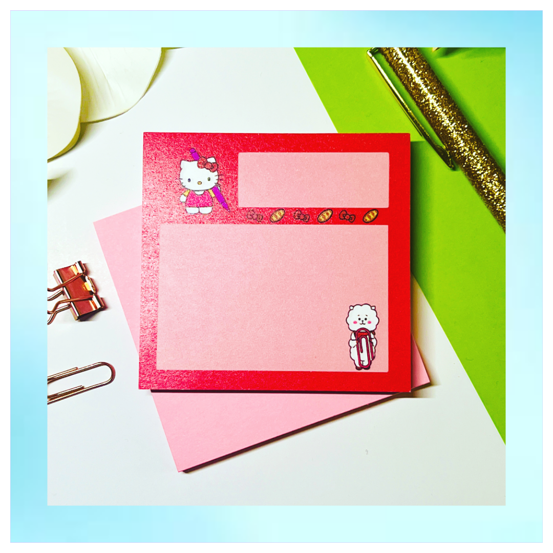 BT-San (RJ and Kitty) Sticky Notes