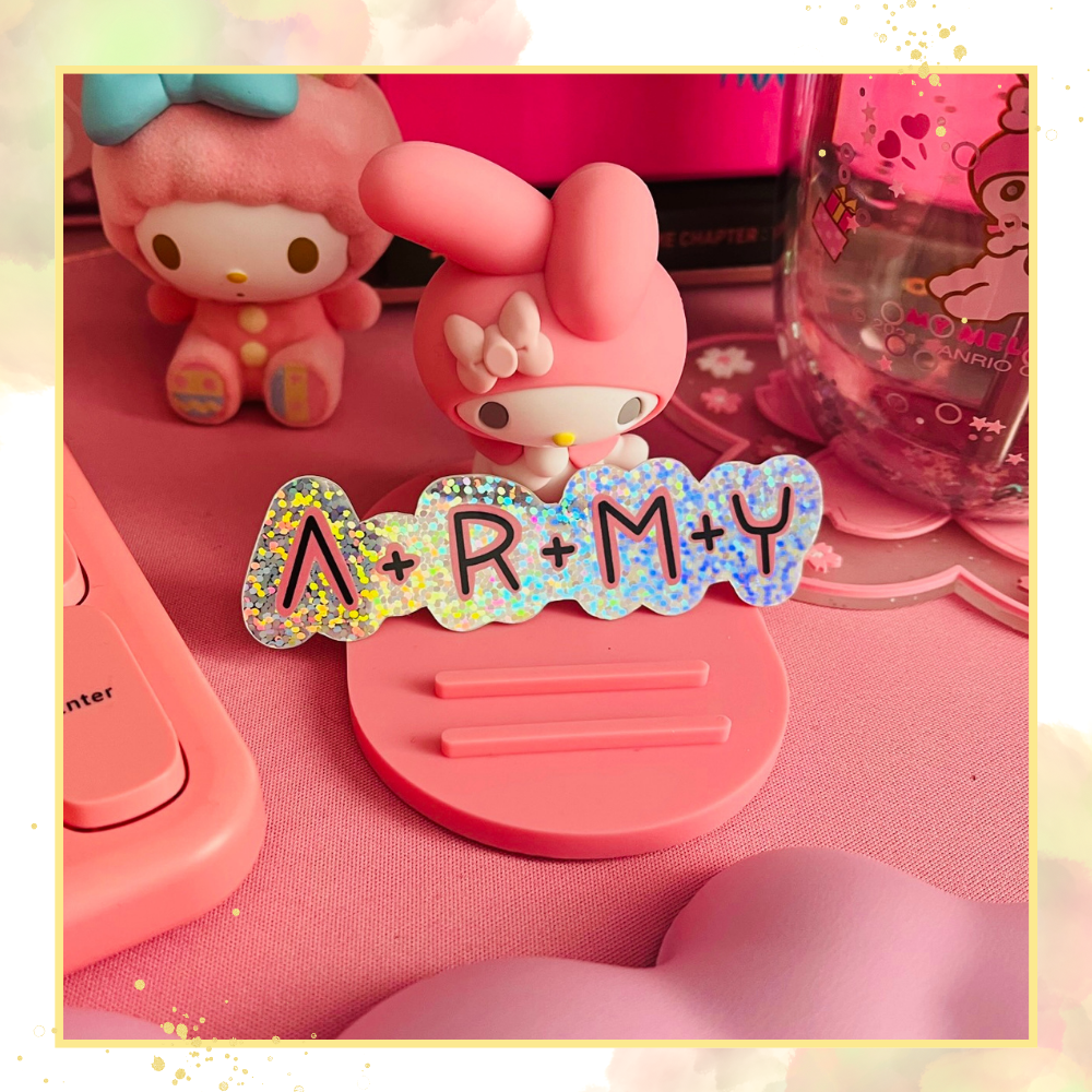 JK Army Tattoo Glitter Sticker