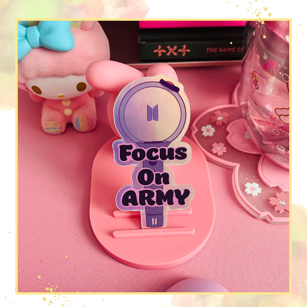 Focus on Army Holographic Sticker