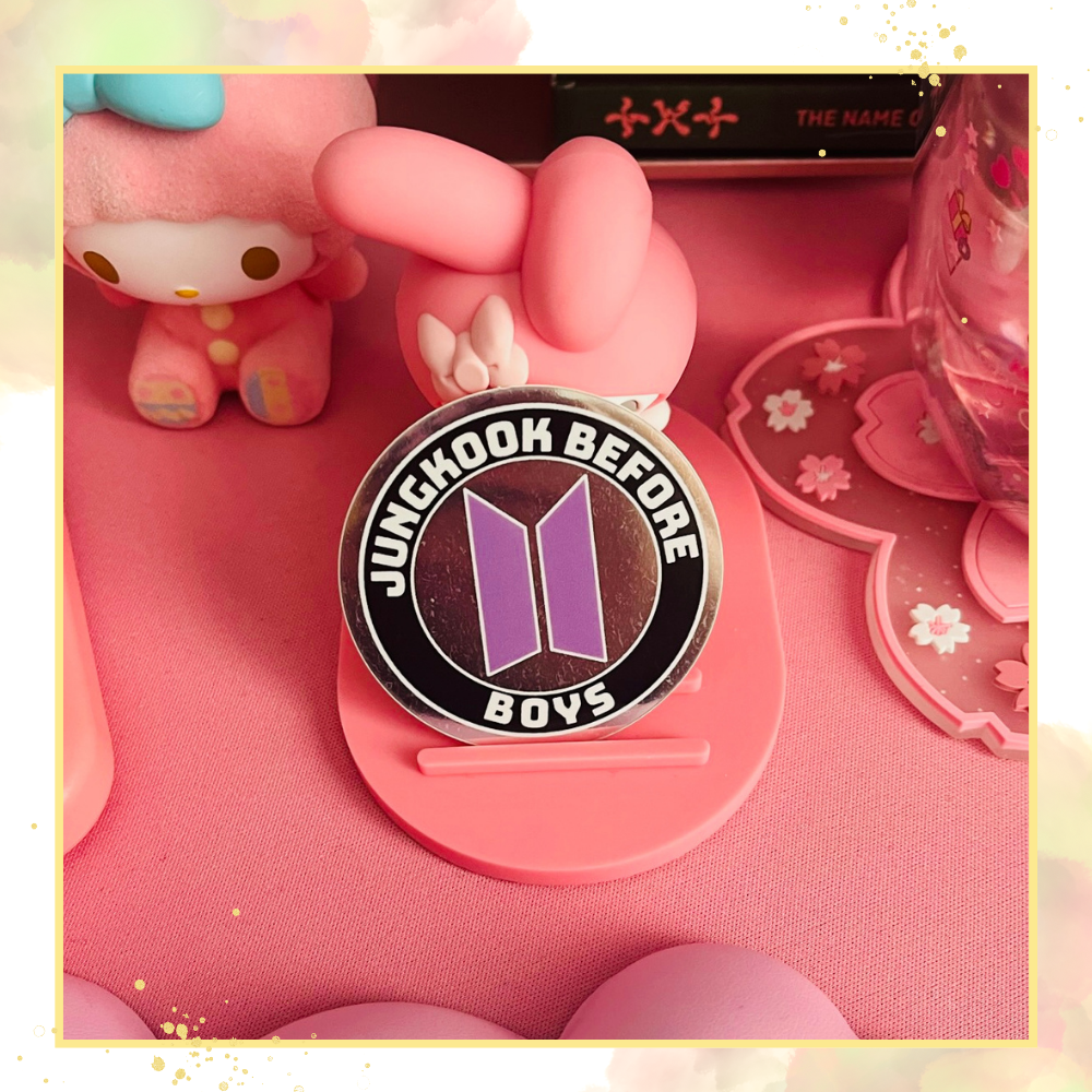 Jungkook ♡ Before Boys ♡ Reflective Sticker (Black Version)