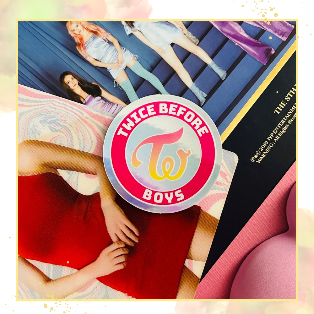 Twice ♡ Before Boys ♡ Holographic Sticker