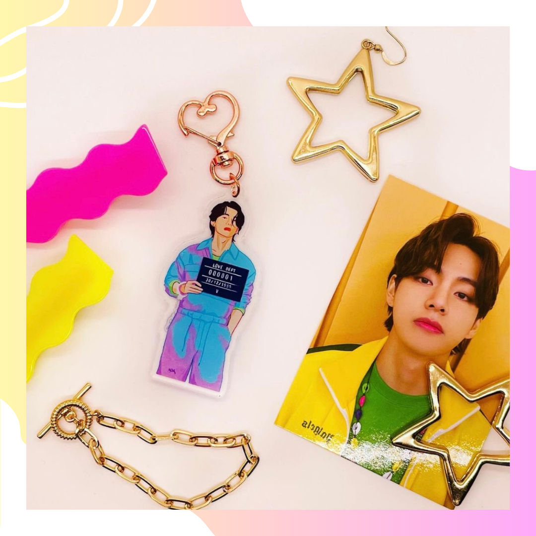 BTS Butter Rainbow Keychain (All Members)