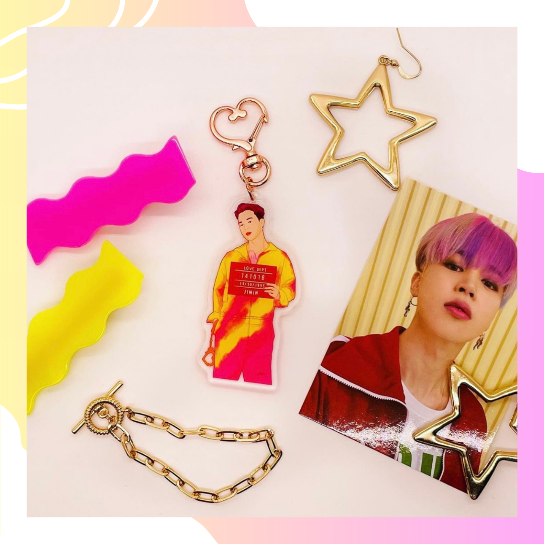 BTS Butter Rainbow Keychain (All Members)