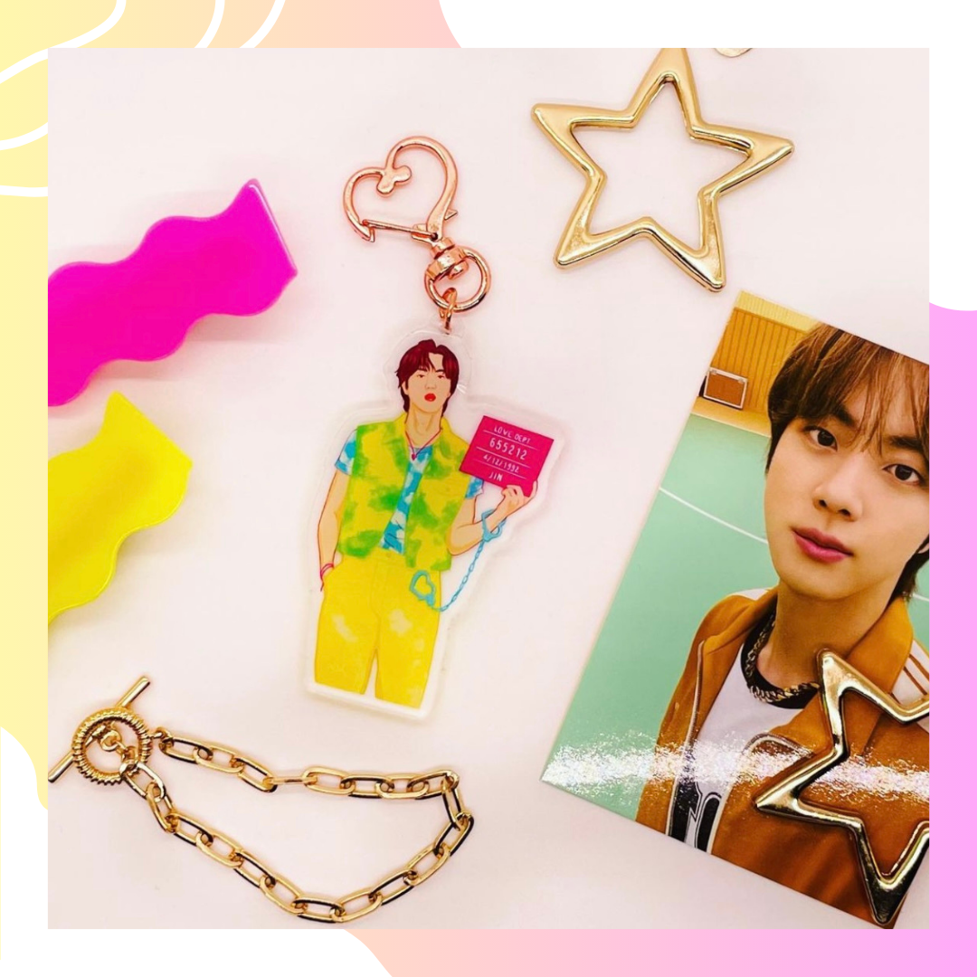 BTS Butter Rainbow Keychain (All Members)