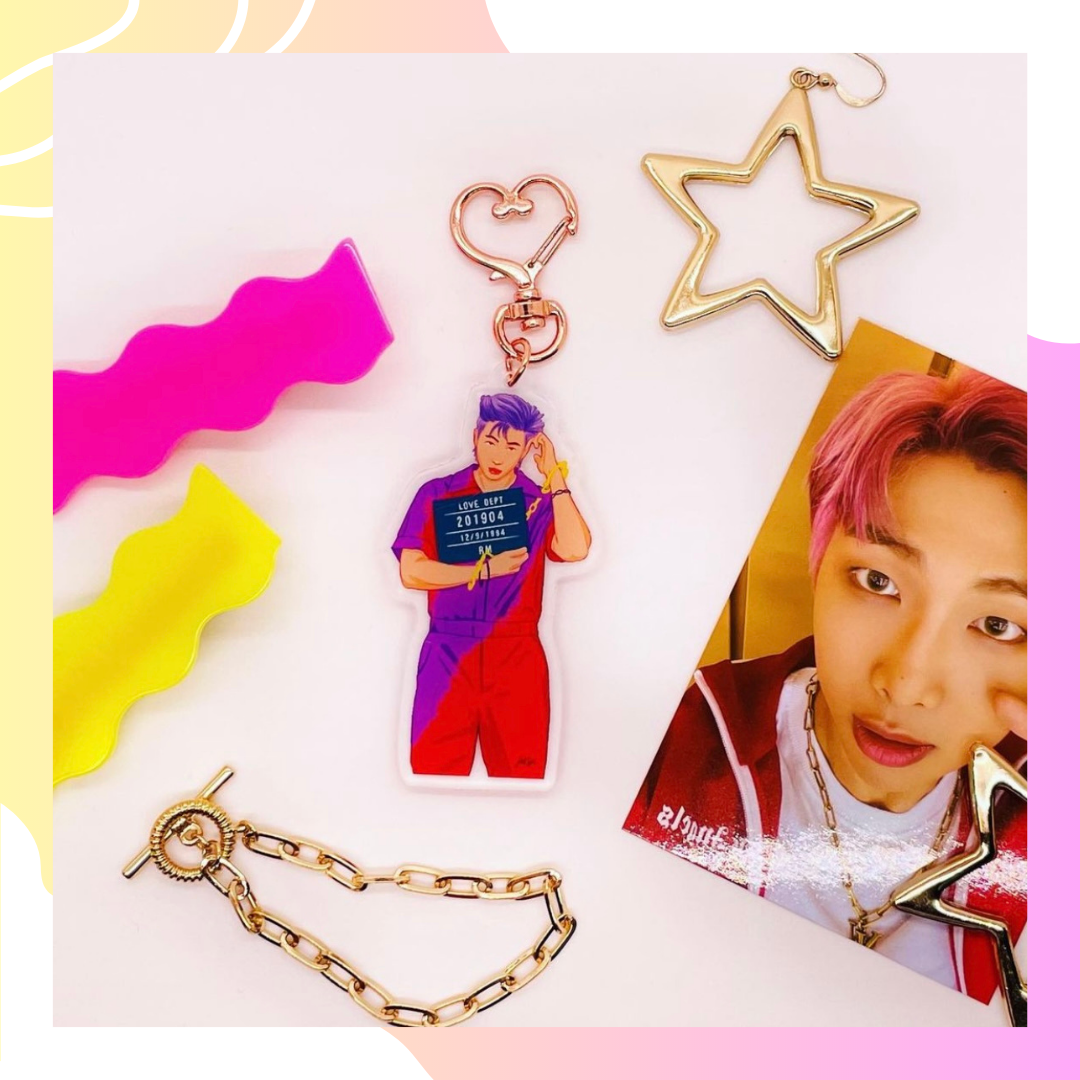 BTS Butter Rainbow Keychain (All Members)